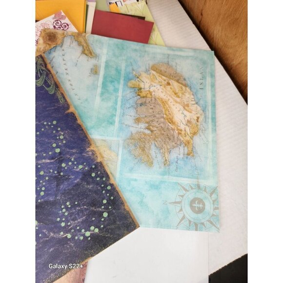 Assorted 12"x12" Scrapbook Paper Collection - Patterns Textures & Designs 5 lbs - Picture 5 of 9